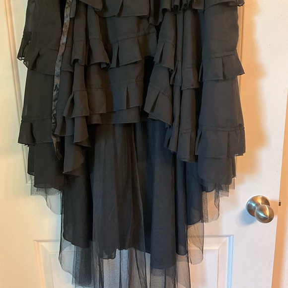 BURLESKA GOTHIC BEVERLY VAMPIRE WEDDING PROM VICTORIAN BLK  CORSET Size 32 - Picture 10 of 12